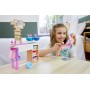 Mattel GJR84 Barbie alla Spa Playset con Bambola Cagnolino e Accessori