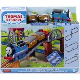 Fisher-Price HGX64 Thomas & Friends Pista con Thomas motorizzato e carrozze passeggeri Annie e Clarabel Fisher-Price HGX64 Thomas & Friends Pista con Thomas motorizzato e carrozze passeggeri Annie e Clarabel