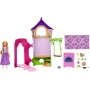 Mattel HMV99 Disney Princess Torre di Rapunzel con bambola snodata e playset con 6 aree gioco e tanti accessori