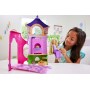 Mattel HMV99 Disney Princess Torre di Rapunzel con bambola snodata e playset con 6 aree gioco e tanti accessori