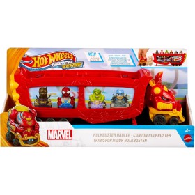 Mattel HRY02 Hot Wheels RacerVerse Trasportatore Hulkbuster con cabina di guida rimovibilecasco apribile e personaggio Mattel HRY02 Hot Wheels RacerVerse Trasportatore Hulkbuster con cabina di guida rimovibilecasco apribile e personaggio