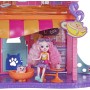 Mattel HHC18 Enchantimals Town House & Café Set con bambola e cucciolo