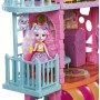 Mattel HHC18 Enchantimals Town House & Café Set con bambola e cucciolo