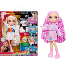 IMC Toys 507581 Rainbow High Watercolour & Create DIY Fashion Doll Con Acquerelli Lavabili E Kit Tie-Dye IMC Toys 507581 Rainbow High Watercolour & Create DIY Fashion Doll Con Acquerelli Lavabili E Kit Tie-Dye