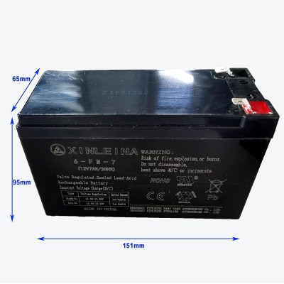 Kit Batteria 12V 7Ah Ricaricabile al Piombo Sigillata + Caricabatterie Elettronico 12V 1000Ma