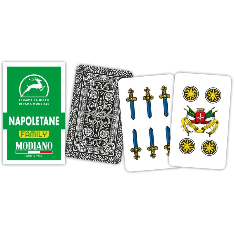 Carte da Gioco Modiano Napoletane 150° Marrone