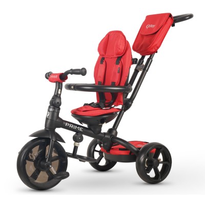 Triciclo Passeggino per Bambini New Prime 6 in 1 con PARAPIOGGIA