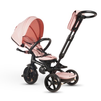 Triciclo Passeggino per Bambini New Prime 6 in 1 con PARAPIOGGIA