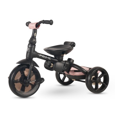 Triciclo Passeggino per Bambini New Prime 6 in 1 con PARAPIOGGIA