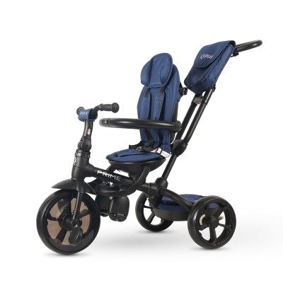 Triciclo Passeggino per Bambini New Prime 6 in 1 con PARAPIOGGIA
