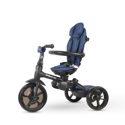 Triciclo Passeggino per Bambini New Prime 6 in 1 con PARAPIOGGIA