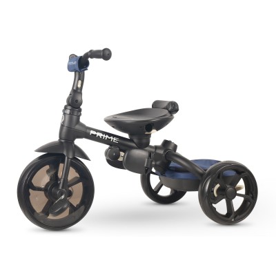 Triciclo Passeggino per Bambini New Prime 6 in 1 con PARAPIOGGIA