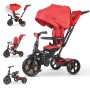 Triciclo per Bambini 6 in 1 Passeggino Evolutivo Prime con Sedile Girevole e reclinabile