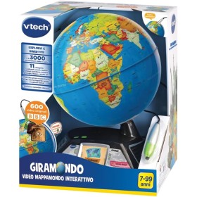 VTech 605407 Giramondo Video Mappamondo Interattivo con Penna Touch 600 Video BBC Giochi Educativi e Quiz VTech 605407 Giramondo Video Mappamondo Interattivo con Penna Touch 600 Video BBC Giochi Educativi e Quiz