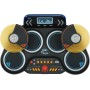 VTech 572607 Kidi DJ Drums Batteria Elettronica con Pad Luminosi con Modalità Bluetooth Microfono Integrato e Bacchette