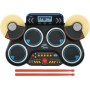 VTech 572607 Kidi DJ Drums Batteria Elettronica con Pad Luminosi con Modalità Bluetooth Microfono Integrato e Bacchette