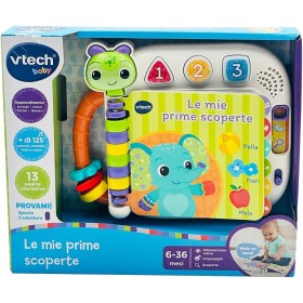 VTech 574207 Le Mie Prime Scoperte Libro Interattivo e Sensoriale Impara il Vocabolario Più di 20 Suoni VTech 574207 Le Mie Prime Scoperte Libro Interattivo e Sensoriale Impara il Vocabolario Più di 20 Suoni