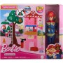 Mattel HRG55 Barbie Vigilessa del Fuoco playset con bambola e caserma dei pompieri 2 cuccioli e 10 accessori