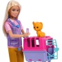 Mattel HRG50 Barbie Carriere Salvataggio e Recupero Animali playset con Bambola 2 animali e Accessori