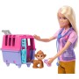 Mattel HRG50 Barbie Carriere Salvataggio e Recupero Animali playset con Bambola 2 animali e Accessori