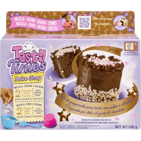 Goliath Tasty Tinies  Kit da cucina con 2 Preparazioni per Torta Gusto Cioccolato Glassa e Praline Rosa e Accessori Goliath Tasty Tinies  Kit da cucina con 2 Preparazioni per Torta Gusto Cioccolato Glassa e Praline Rosa e Accessori
