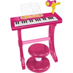 Bontempi 13 3771 MiniKeyFun Tastiera a 37 Tasti con Microfono Sgabello e Leggio Bontempi 13 3771 MiniKeyFun Tastiera a 37 Tasti con Microfono Sgabello e Leggio