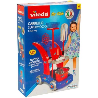 Vileda - Maxi Carrello Pulizie, 5 Accessori Inclusi IAM01000