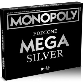 Winning Moves WM04135 Monopoly Mega Silver  giochi da tavolo Winning Moves WM04135 Monopoly Mega Silver  giochi da tavolo