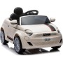 Auto Macchina Elettrica per Bambini Nuova Fiat 500e 12V con Telecomando e Cinture di Sicurezza