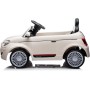 Auto Macchina Elettrica per Bambini Nuova Fiat 500e 12V con Telecomando, Sedile in Pelle