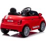 Auto Macchina Elettrica per Bambini Nuova Fiat 500e 12V con Telecomando, Sedile in Pelle