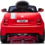 Auto Macchina Elettrica per Bambini Nuova Fiat 500e 12V con Telecomando, Sedile in Pelle