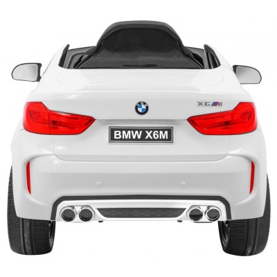 Macchina Elettrica per Bambini BMW X6M 12V Licenza Ufficiale con Telecomando, Sedile in Pelle, Ruote in Gomma e Porte Apribili
