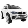 Auto Macchina Elettrica per Bambini 12V BMW X6M con Sedile in Pelle, Ruote in Gomma Telecomando Porte Apribili, Full Optional