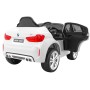 Auto Macchina Elettrica per Bambini 12V BMW X6M con Sedile in Pelle, Ruote in Gomma Telecomando Porte Apribili, Full Optional