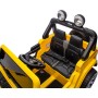 Auto Elettrica Macchina per Bambini 2 Posti Jeep Wrangler Rubicon 12V con Ruote in Gomma Sedile in Pelle Telecomando