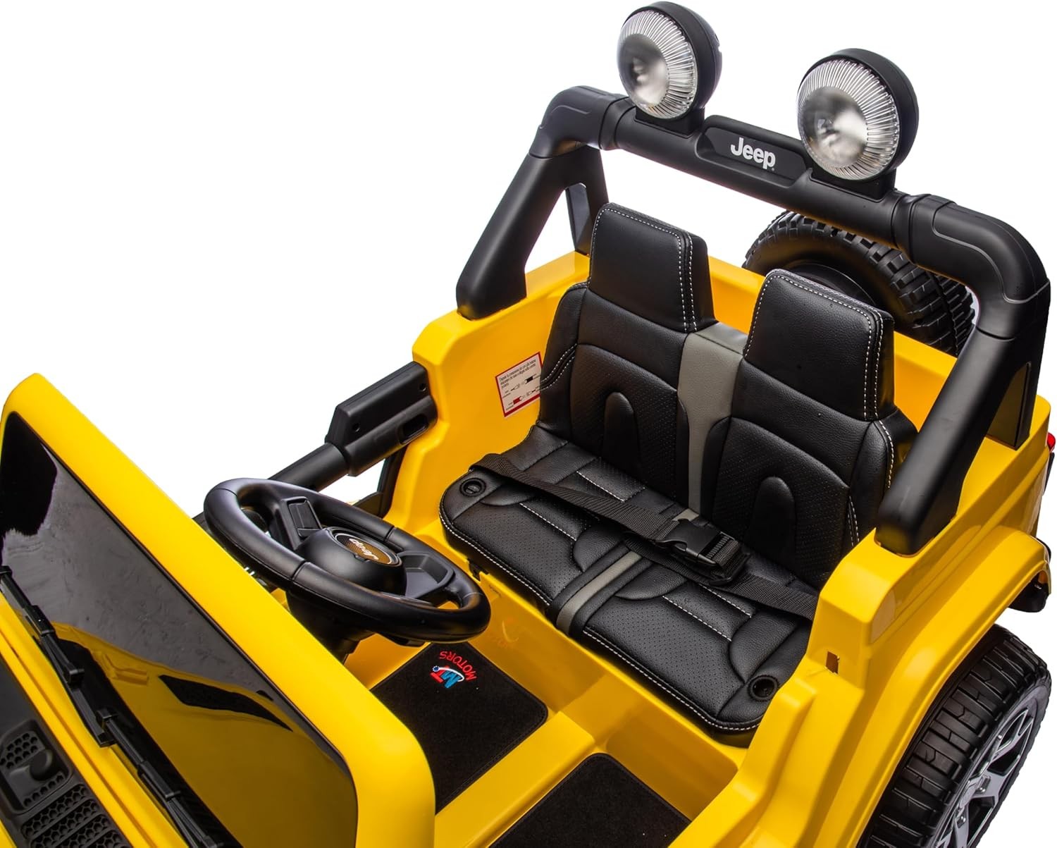 Auto Elettrica per Bambini 2 Posti Jeep Wrangler 12V Ruote in Gomma - Foto 38 di 50