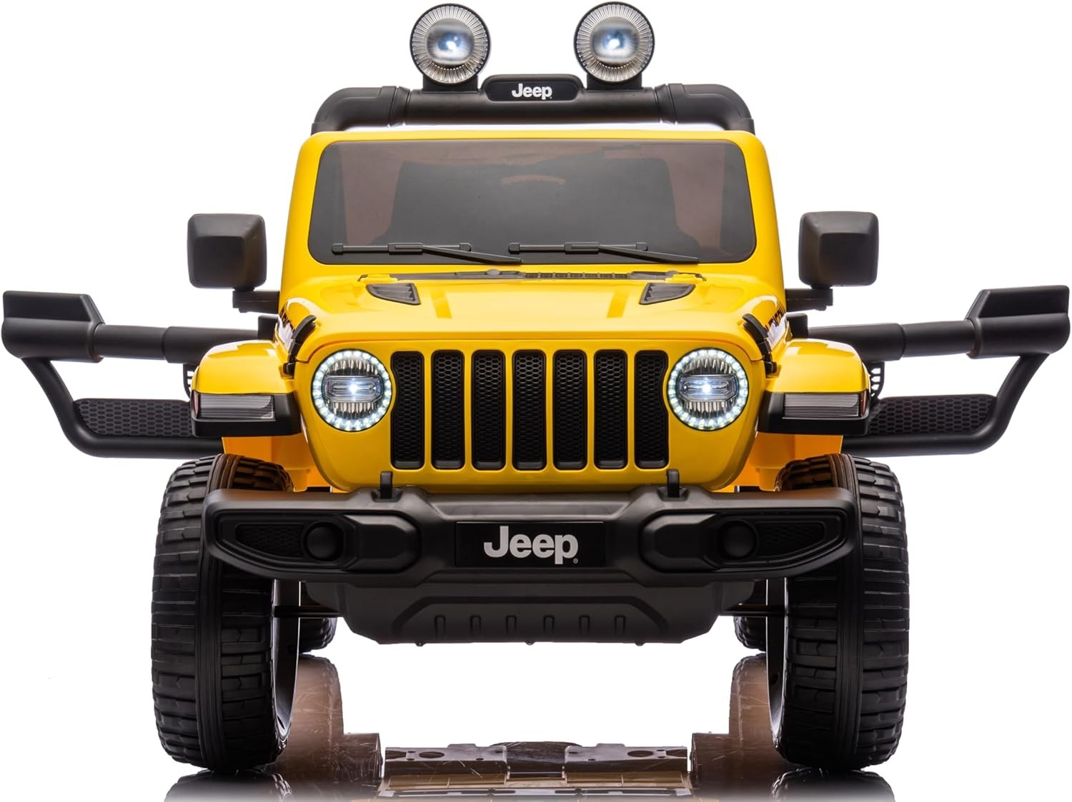Auto Elettrica per Bambini 2 Posti Jeep Wrangler 12V Ruote in Gomma - Foto 37 di 50