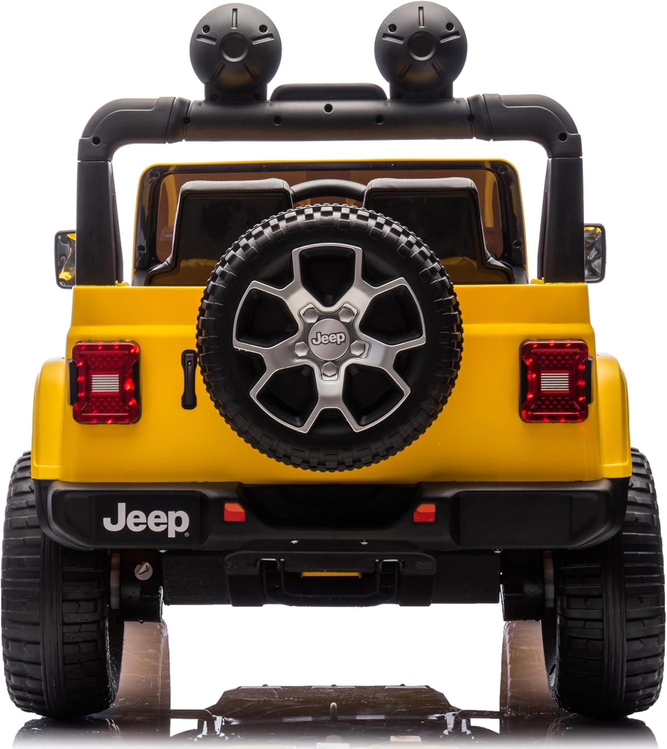 Auto Elettrica per Bambini 2 Posti Jeep Wrangler 12V Ruote in Gomma - Foto 36 di 50