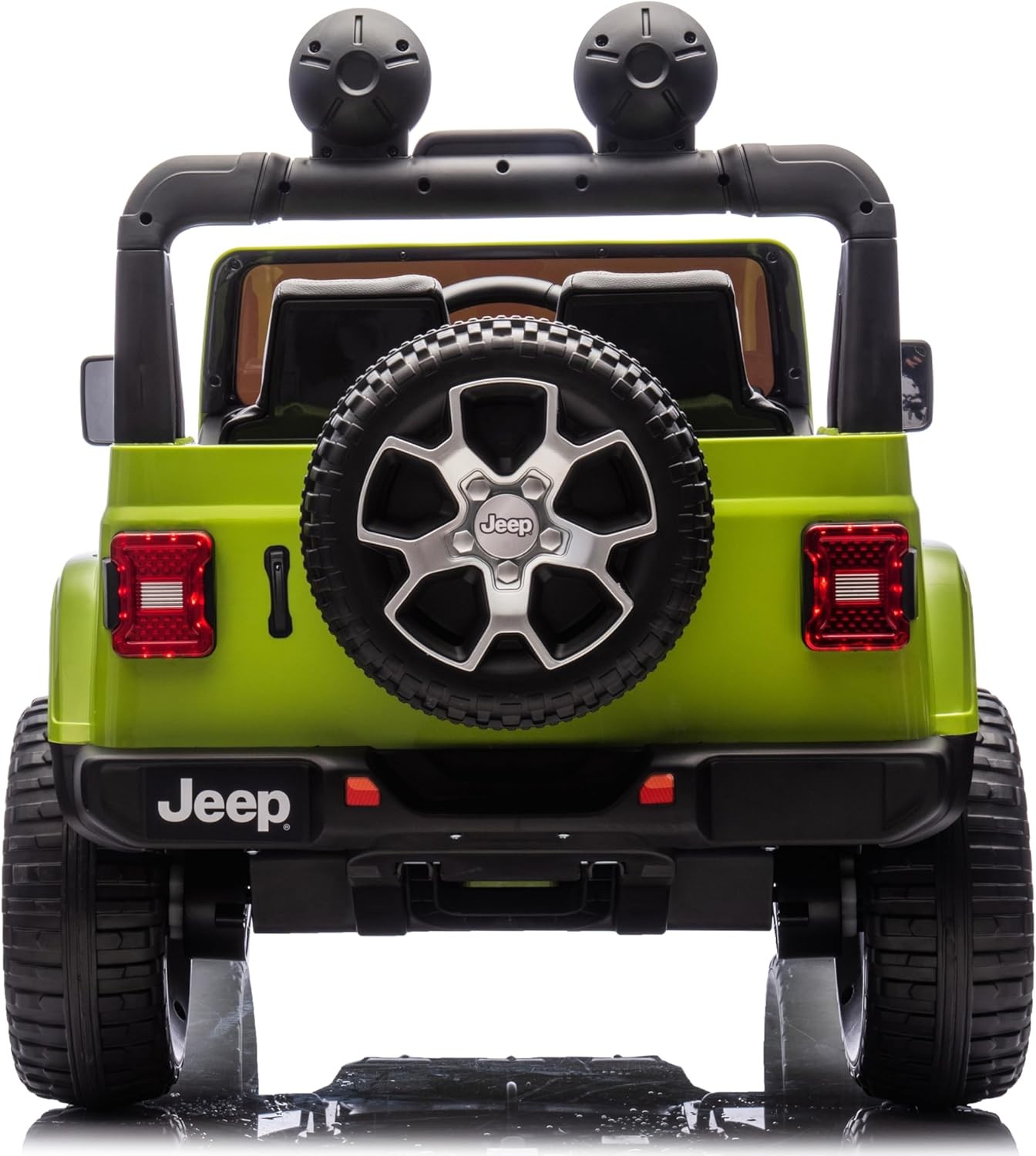 Auto Elettrica per Bambini 2 Posti Jeep Wrangler 12V Ruote in Gomma - Foto 46 di 50