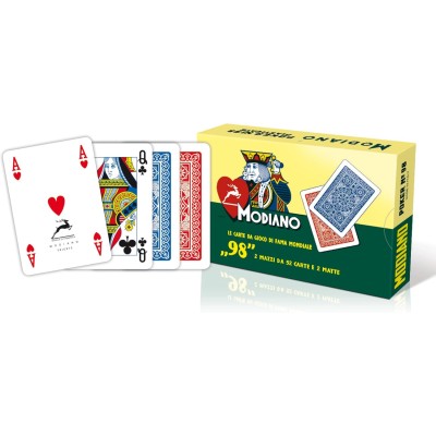 Modiano 300254 Poker 98 Carte da poker italiane