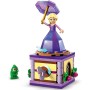 LEGO Disney Princess Rapunzel Rotante, Giocattolo da Costruire con Mini Bambolina in Abito di Diamante e Pascal 43214