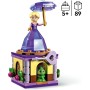 LEGO Disney Princess Rapunzel Rotante, Giocattolo da Costruire con Mini Bambolina in Abito di Diamante e Pascal 43214