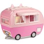 SpinMaster 575672 Na! Na! Na! Surprise Camper Kitty-Cat Camper Rosa con Orecchie e Coda di Gatto - 7 Aree di Giochi