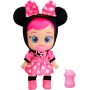 IMC Toys 922198 Cry Babies Disney Minnie con vestitino rosa a pois bianchi e biberon