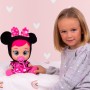 IMC Toys 922198 Cry Babies Disney Minnie con vestitino rosa a pois bianchi e biberon