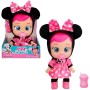 IMC Toys 922198 Cry Babies Disney Minnie con vestitino rosa a pois bianchi e biberon