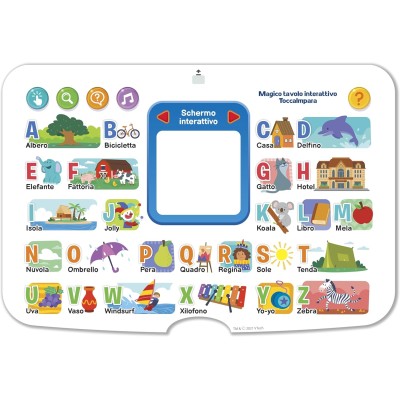 MagiDeal Tabella Tascabile Didattica A Doppia Faccia | 5 Tasche Per Lato | Pieghevole 30,5x15,5x33,5 Cm | Blu Per Insegnanti E Bambini