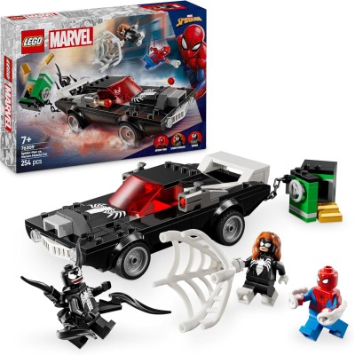 LEGO Marvel 76309 Spider-Man contro Muscle Car di Venom Macchina da Costruire con 3 Minifigure