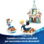 LEGO Disney Frozen 43265 Castello di Ghiaccio di Arendelle con Porte Apribili Accessori e 3 Personaggi